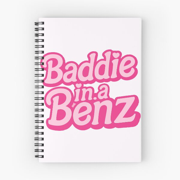 Item preview, Baddie in a Benz Pink Aesthetic Girly Sticker Design designed and sold by -DEEWOLF-.