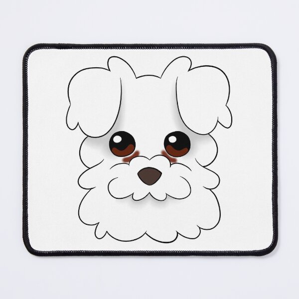 Item preview, White Pumi Tear Stains designed and sold by OliRoseArt.