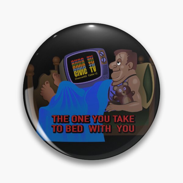 Item preview, CIVIC TV: The one you take to bed with you  designed and sold by Hose A. Carrillo.