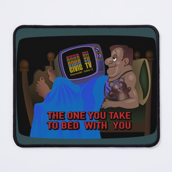 Item preview, CIVIC TV: The one you take to bed with you designed and sold by Hose A. Carrillo.