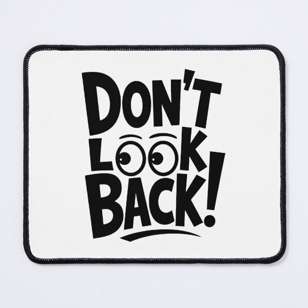 Item preview, Don't look back motivational typography t shirt design designed and sold by AtonuHaque.