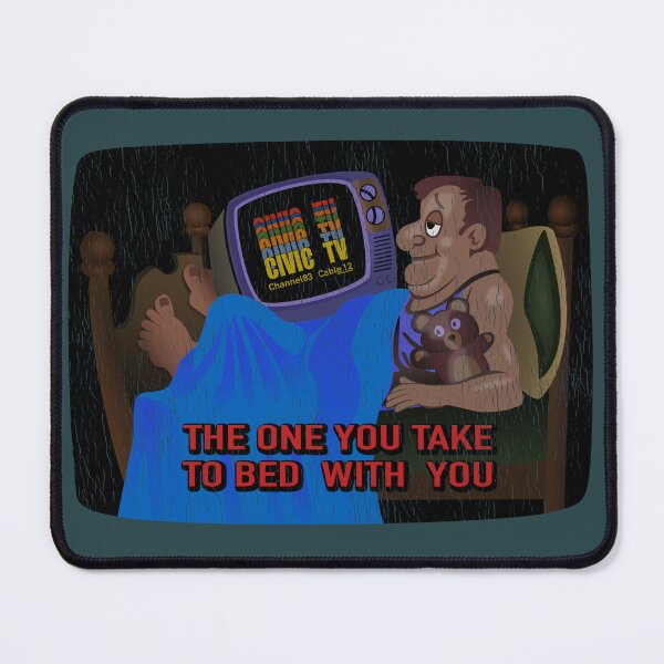 Item preview, CIVIC TV: The one you take to bed with you (distressed) designed and sold by Hose A. Carrillo.
