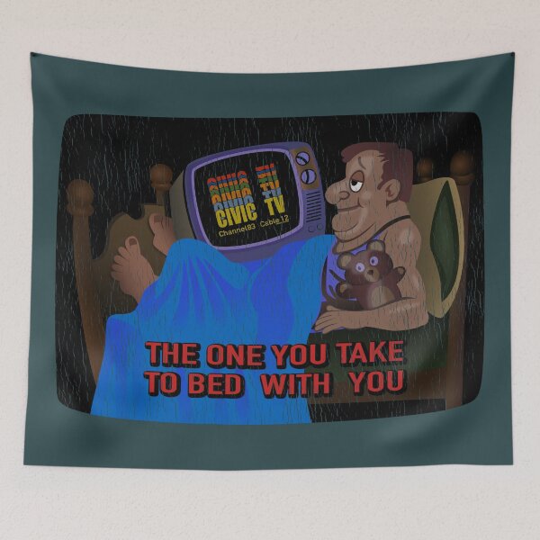 Item preview, CIVIC TV: The one you take to bed with you (distressed) designed and sold by Hose A. Carrillo.
