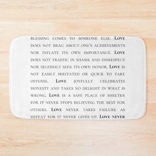 Item preview, 1 Corinthians 13:4-8 Print designed and sold by Agape Designs Texas.