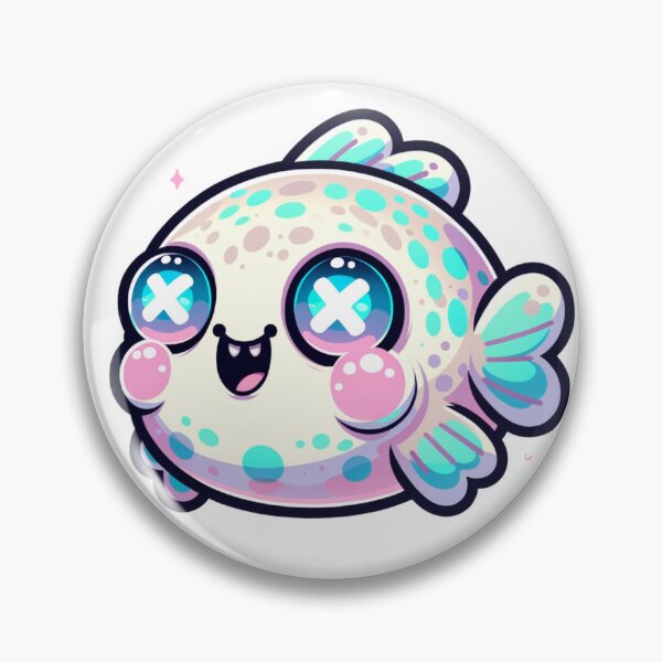 Item preview, Neon Goth happy fish designed and sold by dreamsagellc.