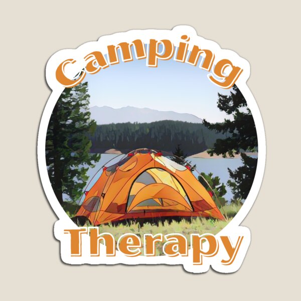 Item preview, Camping Therapy designed and sold by DyruShop.