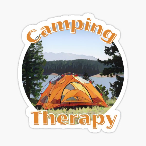 Item preview, Camping Therapy designed and sold by DyruShop.