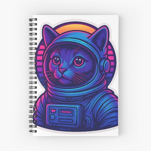 Item preview, Vaporwave Astro Kitty designed and sold by Throwback Trends.