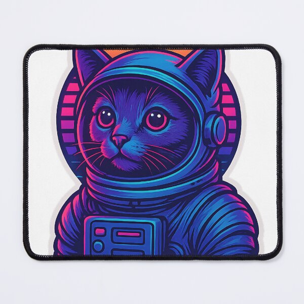 Item preview, Vaporwave Astro Kitty designed and sold by Throwback Trends.