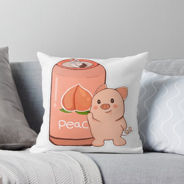 Item preview, Soda Pop With Peach and Pig Sticker designed and sold by Amelune Sketchbook.