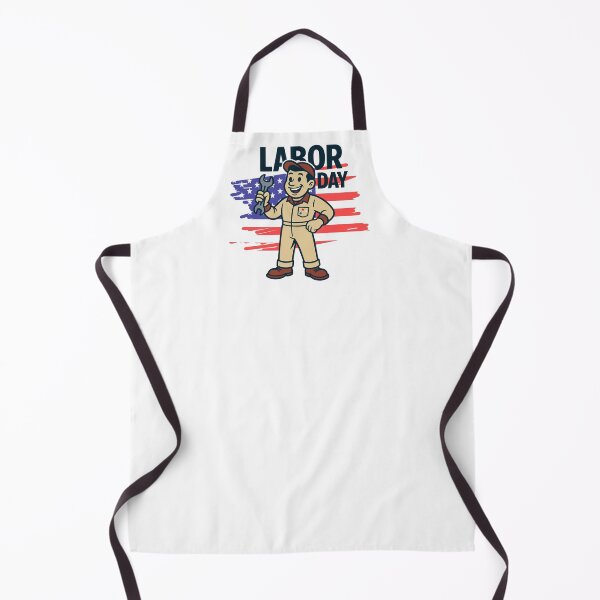 Item preview, Labor Day Mechanic – Retro Patriotic Worker Design designed and sold by Lunaria Arts.