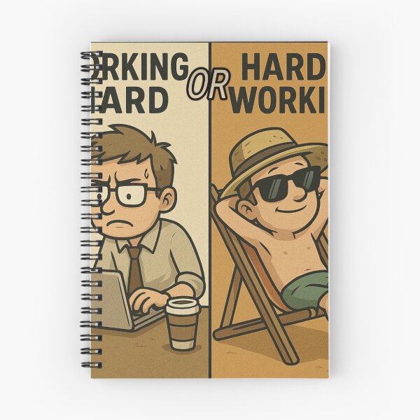 Item preview, Working Hard or Hardly Working? designed and sold by EfraimFunArt.