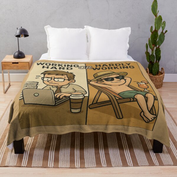 Item preview, Working Hard or Hardly Working? designed and sold by EfraimFunArt.