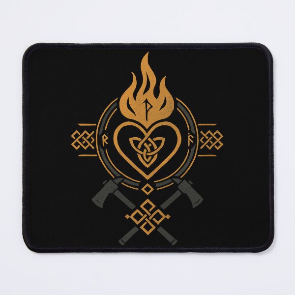 Item preview, Mythara – Flame Heart Symbol | Celtic fire design designed and sold by Jawoahl.