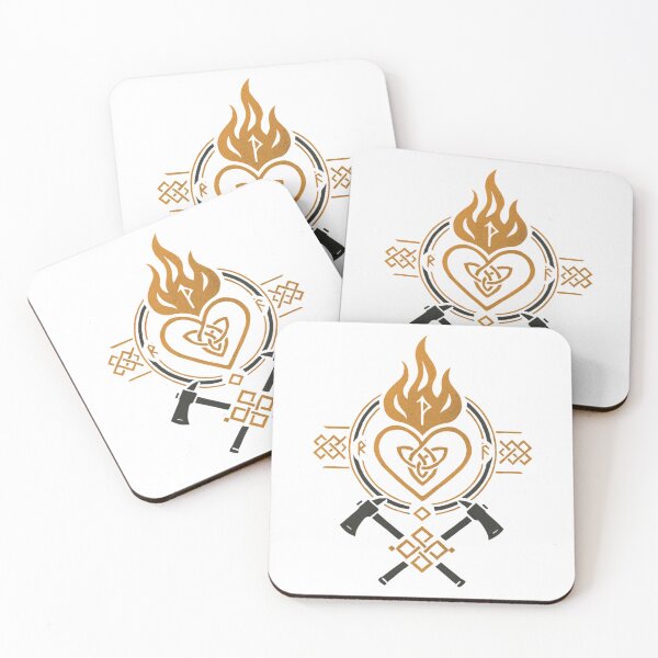 Item preview, Mythara – Flame Heart Symbol | Celtic fire design designed and sold by Jawoahl.
