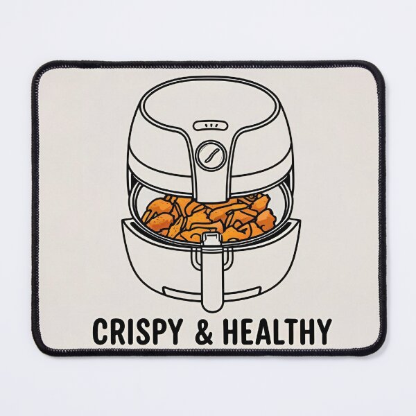 Item preview, Crispy & Healthy – Air Fryer Humor designed and sold by ASKprints.