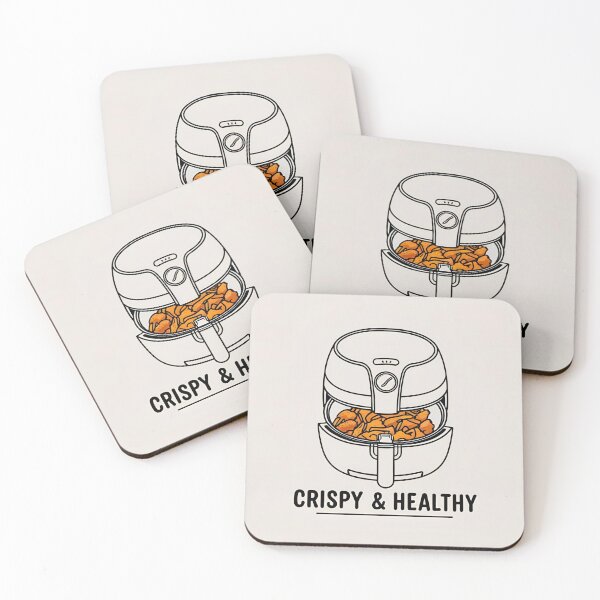 Item preview, Crispy & Healthy – Air Fryer Humor designed and sold by ASKprints.