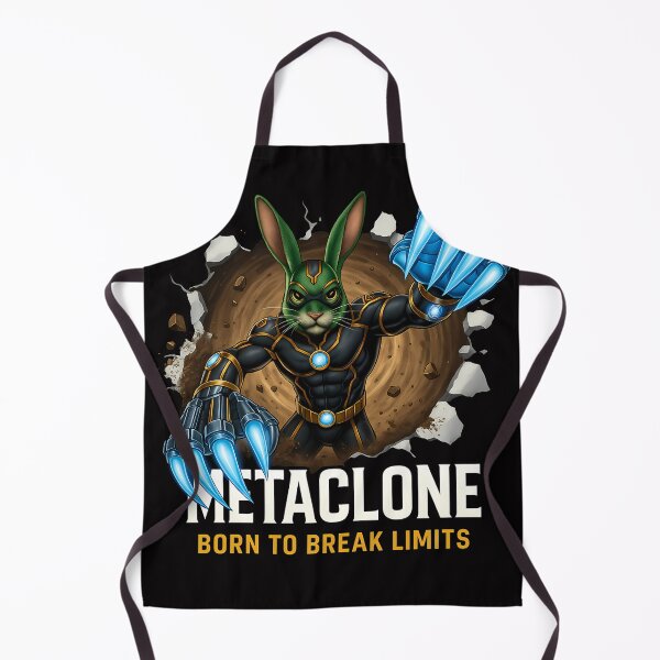 Item preview, Metaclone Cyber Rabbit Hero – Futuristic Warrior with Energy Claws designed and sold by Sitred123.