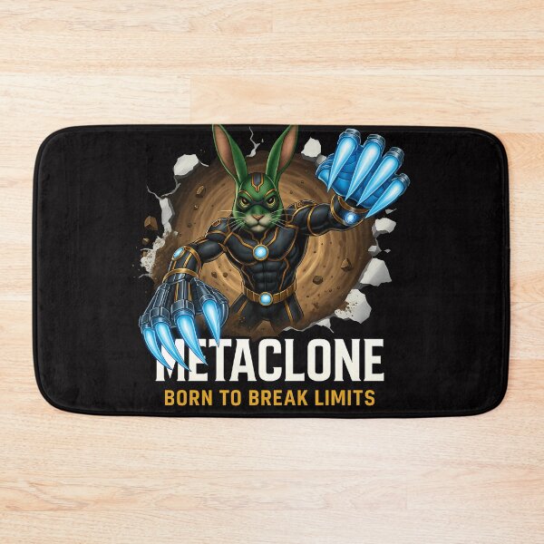 Item preview, Metaclone Cyber Rabbit Hero – Futuristic Warrior with Energy Claws designed and sold by Sitred123.