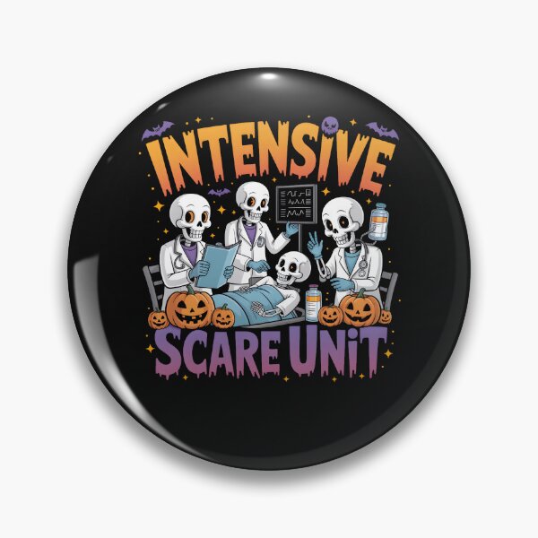 Item preview, Halloween Intensive Care Scare Unit Skeleton Nurse ICU designed and sold by clothesy7.