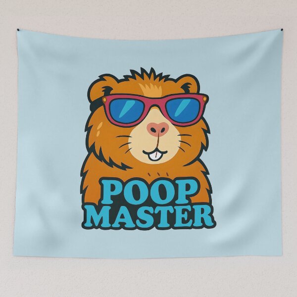 Item preview, Poop Master | Funny Guinea Pig designed and sold by ArtNettie.