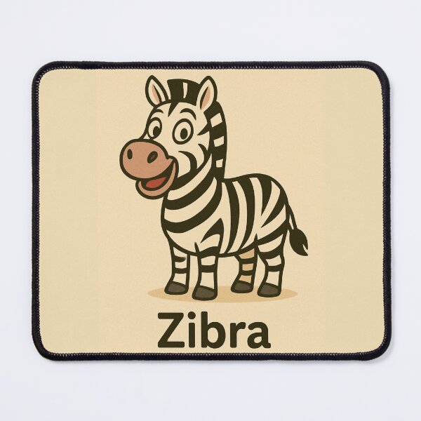 Item preview, Zebra Cartoon Drawing – “Zibra” Character designed and sold by ZlobivyZajac.