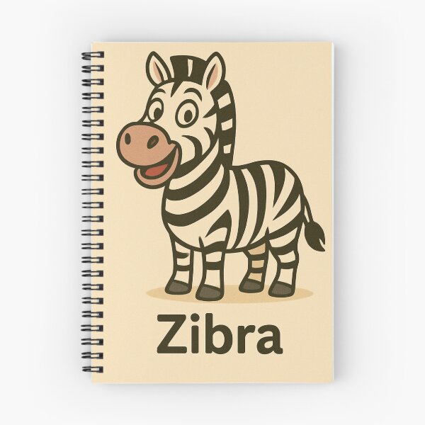 Item preview, Zebra Cartoon Drawing – “Zibra” Character designed and sold by ZlobivyZajac.