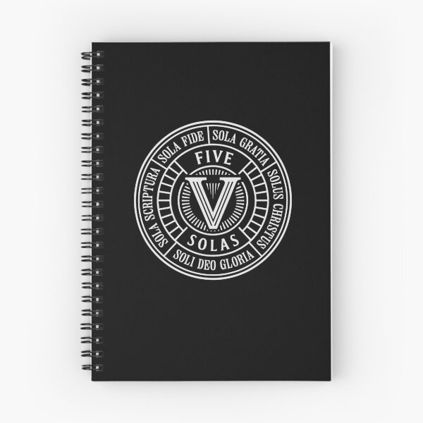 Item preview, FIVE SOLAS - Emblem - Christian Reformation - Roman Numeral Case designed and sold by Glory After Tears.