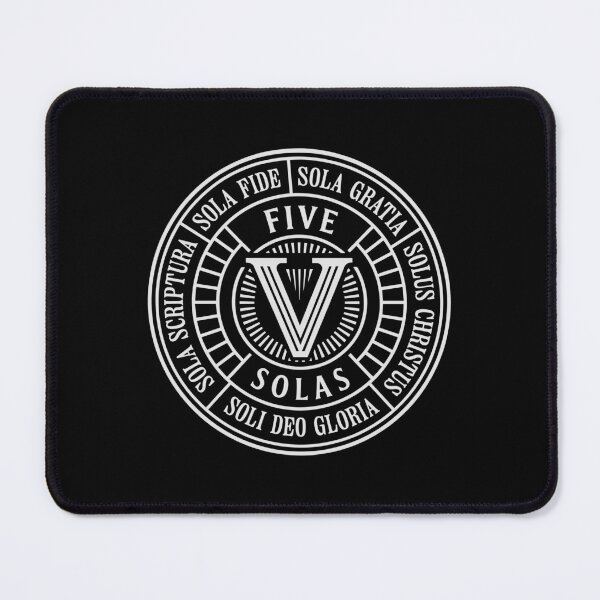 Item preview, FIVE SOLAS - Emblem - Christian Reformation - Roman Numeral Case designed and sold by Glory After Tears.