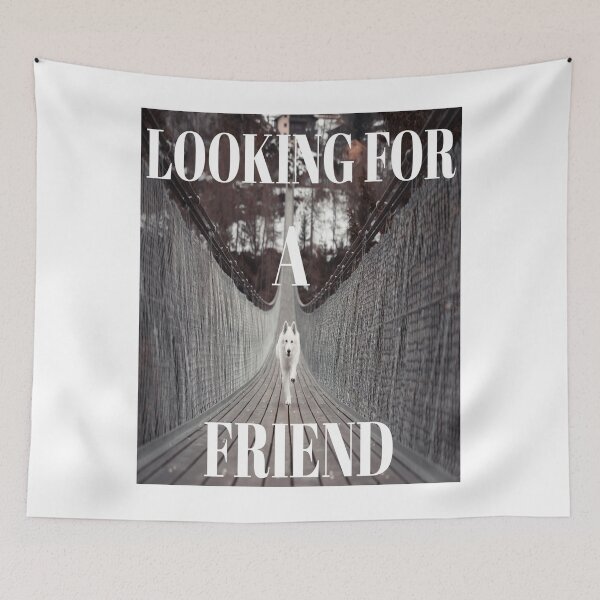 Item preview, Funny Dog Looking For a Friend - designed and sold by imador1973.