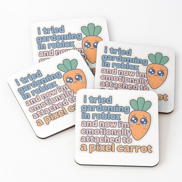 Item preview, emotionally attached to a pixel carrot designed and sold by Chaotic Humor / Low-Effort Genius.