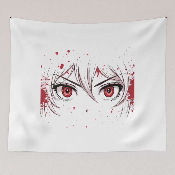 Artikelvorschau, Blutspritzer Manga Augen entworfen und verkauft von SignumShop.