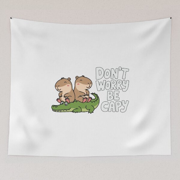 Item preview, Don't Worry, Be Capy designed and sold by Polarisofficial.