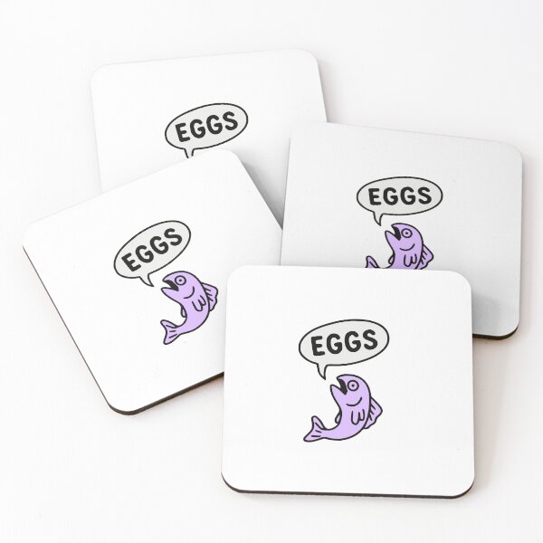 Item preview, Screaming Fish Says Eggs designed and sold by TheOrbitStudio.