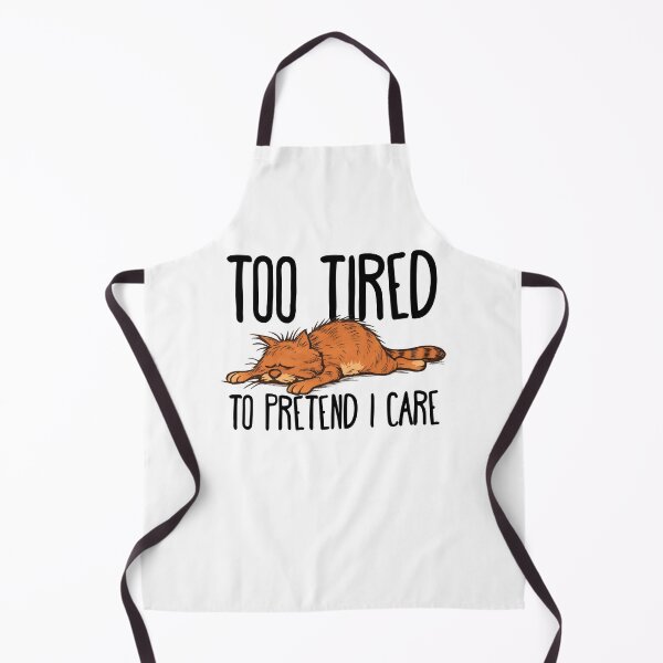 Item preview, Exhausted Cat – Sarcastic Funny Design designed and sold by VariousGoodies.