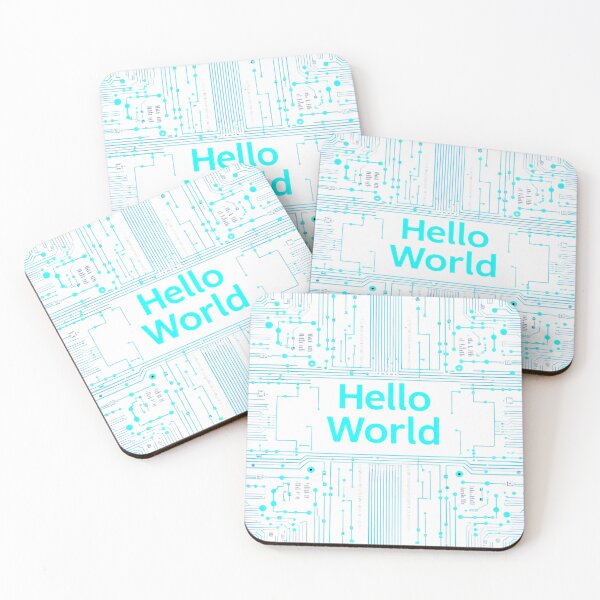 Item preview, Hello World – Coding Blueprint Art AI designed and sold by ASKprints.