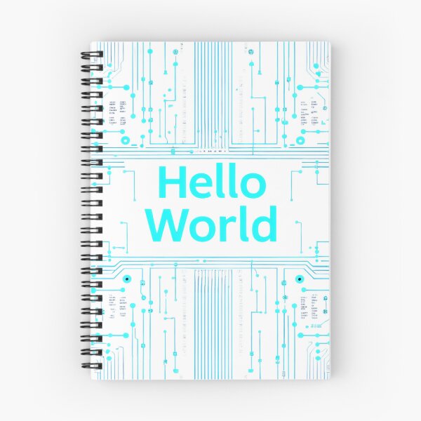 Item preview, Hello World – Coding Blueprint Art AI designed and sold by ASKprints.