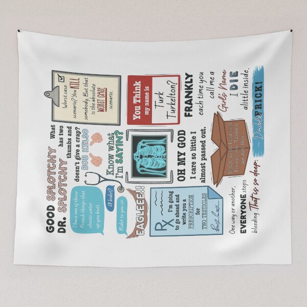 Item preview, The Best of Scrubs (blanket design) designed and sold by smoothfoxill.