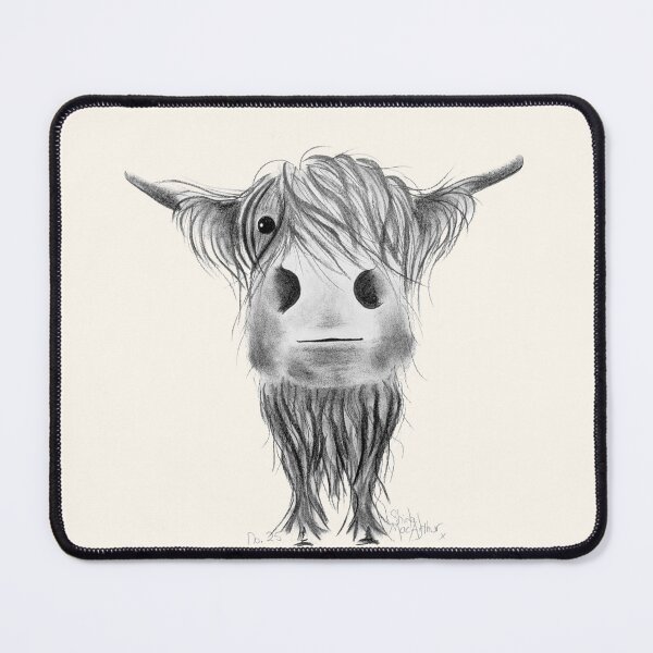 Item preview, HiGHLaND CoW PRiNT SCoTTiSH ' No. 26 ' BY SHiRLeY MacARTHuR designed and sold by Shirley MacArthur Art.