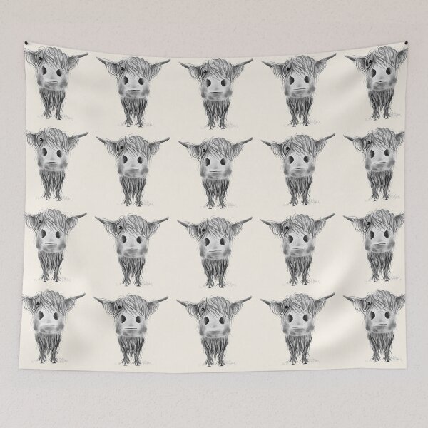 Item preview, HiGHLaND CoW PRiNT SCoTTiSH ' No. 26 ' BY SHiRLeY MacARTHuR designed and sold by Shirley MacArthur Art.