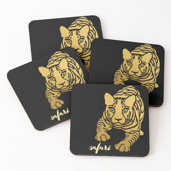 Item preview, Golden Safari Tiger – Elegance of the Wild designed and sold by dotitoko.