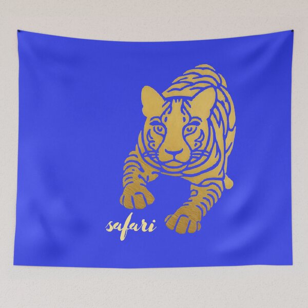 Item preview, Golden Safari Tiger – Elegance of the Wild designed and sold by dotitoko.