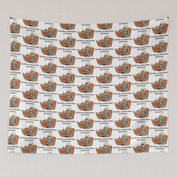 Item preview, skeleton reads fantasy designed and sold by EuropeanPrints.