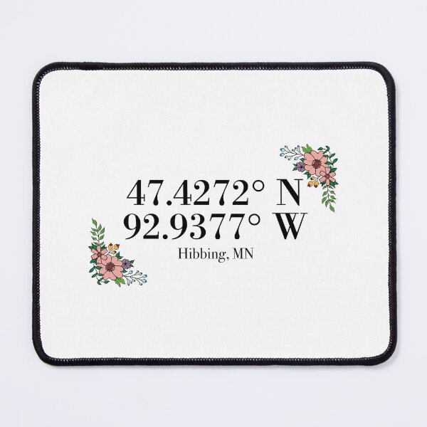 Item preview, Hibbing, MN Coordinates designed and sold by mynameisliana.