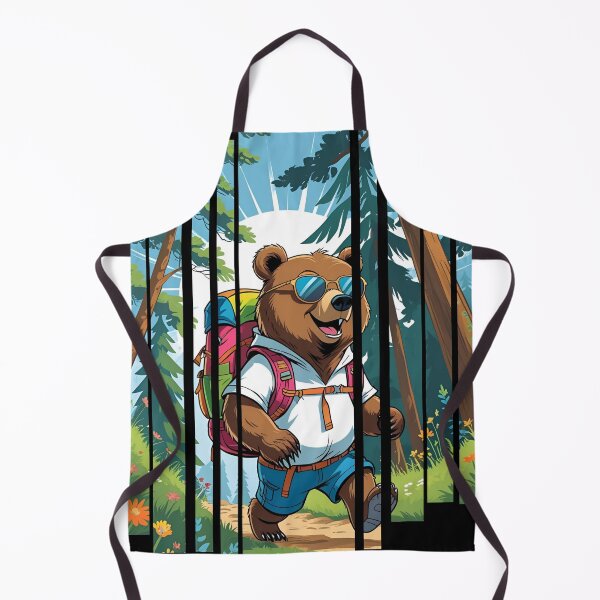 Item preview, Claiming bear wearing backpack sunglasses 5 designed and sold by Neon G.