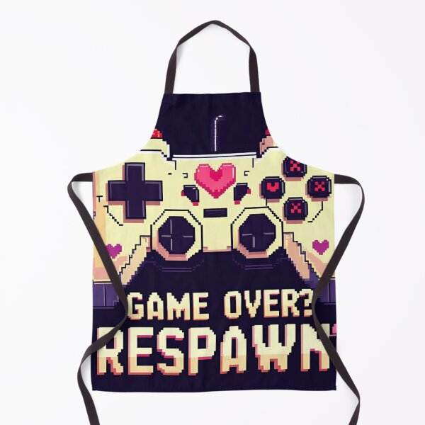 Item preview, Game Over? Respawn – Gamer Pixel Humor designed and sold by ASKprints.