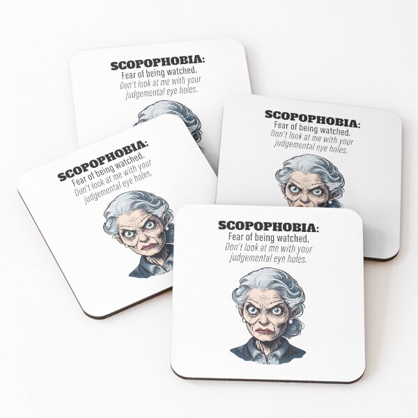 Item preview, Scopophobia Fear of Being Watched designed and sold by FoxWink Inc.