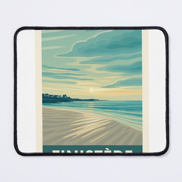 Item preview, Finistère – Vintage illustrated seaside poster designed and sold by Tyboutik.