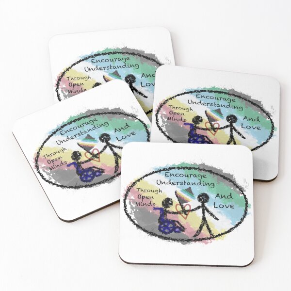 Item preview, Encourage Understanding- Disability flag designed and sold by LaurenEhretArt.