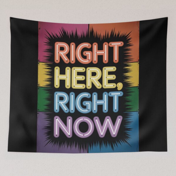 Item preview, Right Here Right Now Neon designed and sold by ShadowAndSlate.